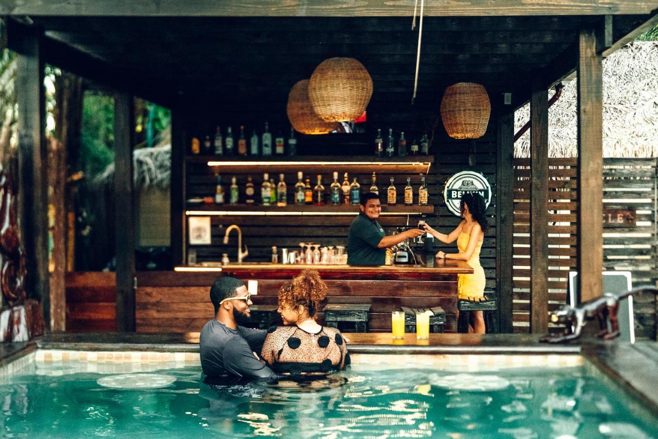 Caribbean Beach Cabanas Placencia Ngoại thất bức ảnh